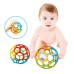jikuva Adorable Baby Rattle – Plush and Soft, Easy-to-Hold, Gentle Sound, Safe for Newborns and Infants