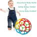 jikuva Adorable Baby Rattle – Plush and Soft, Easy-to-Hold, Gentle Sound, Safe for Newborns and Infants
